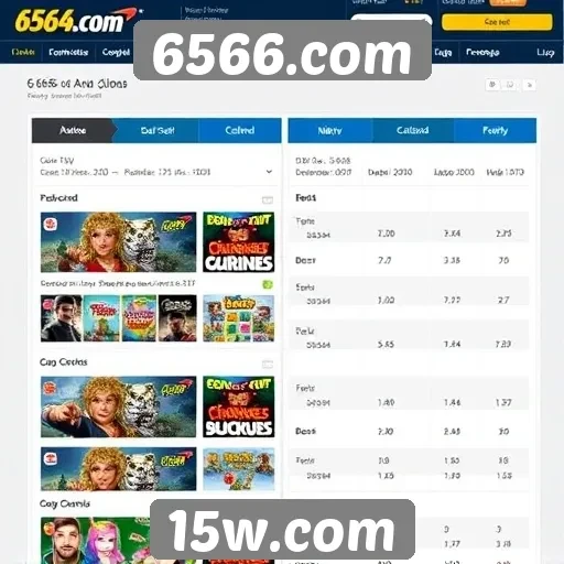 Comparativo entre 6566.com e outros sites de jogos
